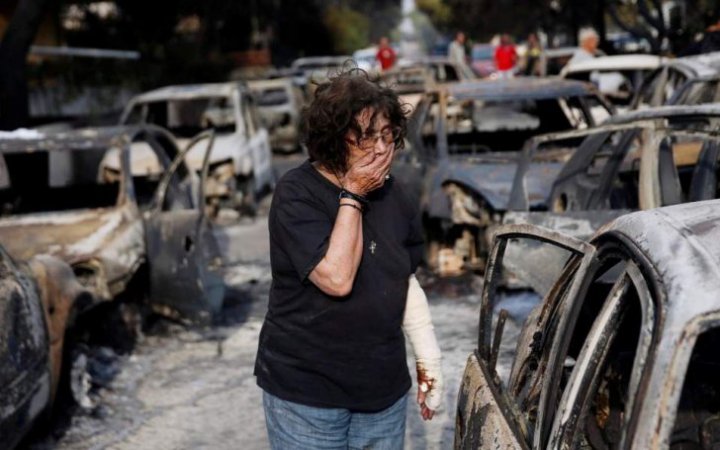 IMAGINI DE GROAZĂ! Cum au ajuns să arate orașele din Grecia după ce au fost devastate de incendii (VIDEO)