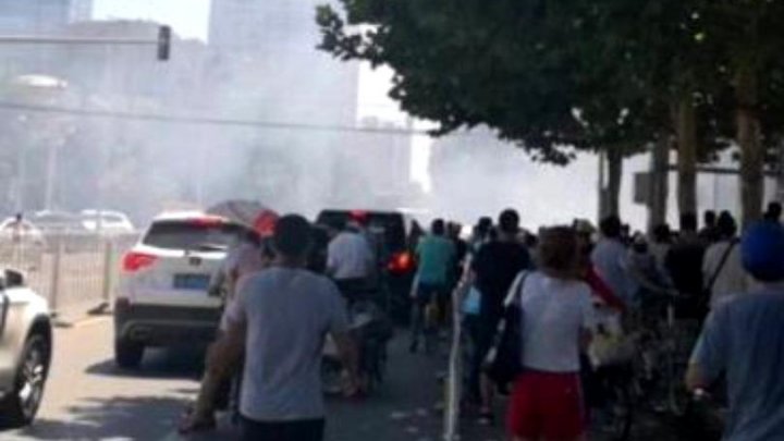 Explozie în apropiere de Ambasada SUA din Beijing. O bombă, detonată în fața reprezentanței diplomatice