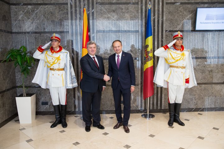 Andrian Candu: Moldova este interesată de experiența Macedoniei în avansarea pe calea integrării europene