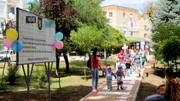 În parcul orașului Cahul a fost inaugurată Aleea Siguranţei