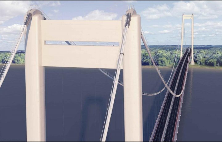 Cum va arăta noul pod peste Dunăre, la Brăila (FOTO)
