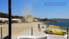 Momente de panică la Marea Neagră. O furtună de nisip s-a iscat din senin şi a măturat o plajă (VIDEO)