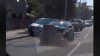 Accident pe strada Muncești din Capitală. O mașină de lux a fost făcută zob (VIDEO)