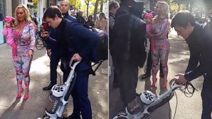 VIRAL PE INTERNET! Coco Austin, soția rapperului Ice-T a angajat un muncitor pentru a curăți drumul pe care merge (VIDEO)