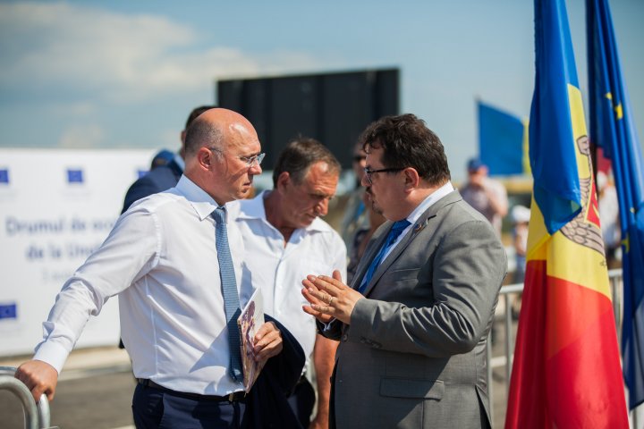 Pavel Filip, la inaugurarea drumului de ocolire a orașului Ungheni: Prin investiții în infrastructură, construim o țară modernă, o țară europeană