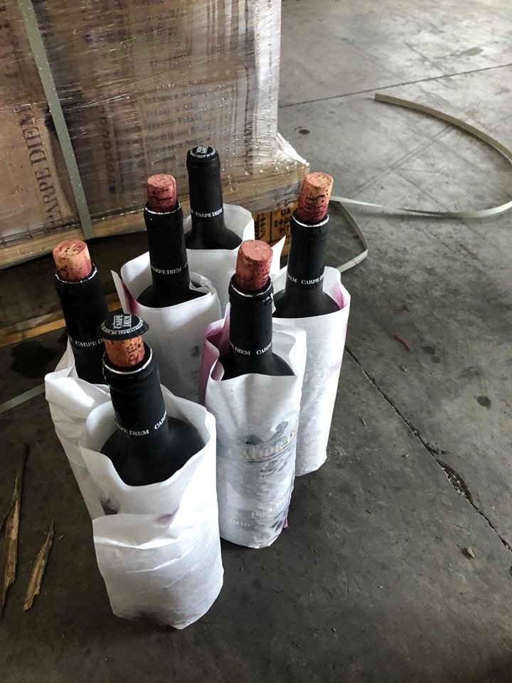 15 mii de sticle de vin premium din Moldova, în valoare de 60 de mii de dolari, au ajuns înghețate în China (FOTO)