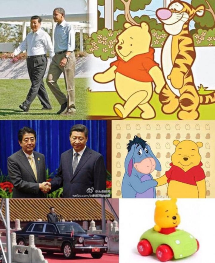 Celebrul personaj de desene animate Winnie the Pooh a ajuns pe lista neagră a guvernului chinez