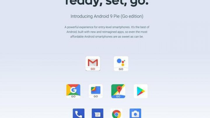 Google prezintă Android 9 Pie Go Edition, cea mai light versiune de Android pentru telefoane low-cost