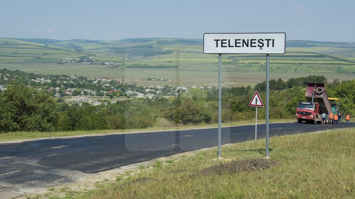 Programul Drumuri bune pentru Moldova. La Teleneşti vor fi reabilitate 42 de porţiuni