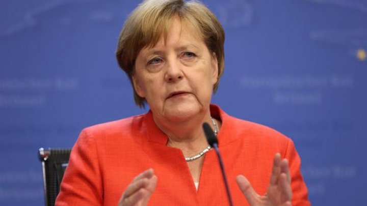 O substanţă suspectă, aruncată la protestele faţă de vizita Angelei Merkel în Dresda