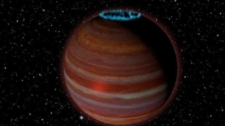 O planetă recent descoperită plutește în spațiu și are o auroră boreală extraordinară