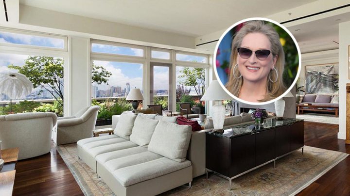 Actriţa Meryl Streep îşi vinde apartamentul din centrul New Yorkului. Cum arată penthouse-ul (FOTO)