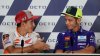 Marc Marquez şi Valentino Rossi, moment jenant la conferinţă de presă înaintea Marelui Premiu al San Marino