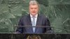 Poroşenko, la tribuna ONU: Rusiei nu-i pasă de suferinţa Ucrainei. Kremlinul trebuie să răspundă pentru acţiunile sale