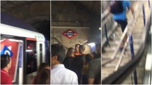 Haos la metroul din Madrid, după ce laptopul unei femei i-a luat foc în geantă