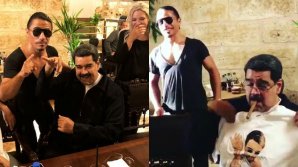 IMAGINI REVOLTĂTOARE. Preşedintele venezuelean, filmat în timp ce mănâncă bucăţi suculente de carne într-un restaurant de lux