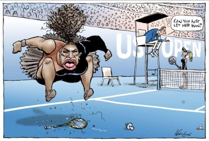 Scandalul se intensifică: Caricatura cu Serena Williams care a stârnit critici dure la nivel mondial (FOTO)