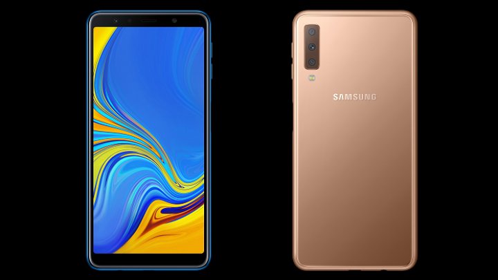 Samsung a prezentat primul său telefon mid-range cu trei camere, Galaxy A7 (2018)