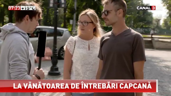 Întrebarea care i-a pus în încurcătură pe locuitorii Capitalei. Câţi au ştiut răspunsul (VIDEO)