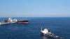 O pată uriașă de carburant a apărut pe suprafața Mării Tireniene după ce două nave s-au ciocnit