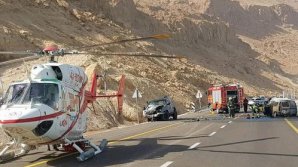 Accident la Marea Moartă. Cel puțin opt victime carbonizate, inclusiv șase copii (VIDEO)