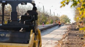 Pavel Filip a inspectat șantierul de construcție a drumului din Speia: Am venit cu o soluție ca acest drum să reziste mulți ani