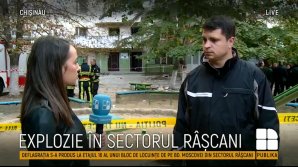 Explozie în sectorul Râşcani. Nicolae Balaur: Pereţii de bază ai blocului nu au avut de suferit