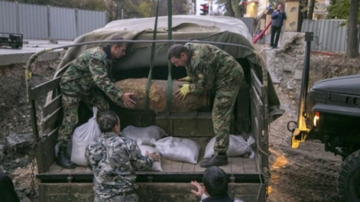 O bombă de 220 de kilograme a fost găsită în centrul Sofiei. Sute de persoane au fost evacuate (FOTO)