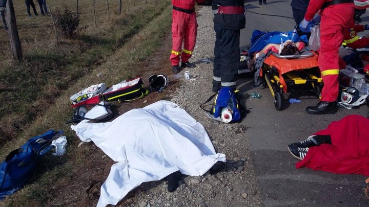 ACCIDENT TERIBIL în România. O persoană a murit, iar alte şapte au fost rănite (FOTO)