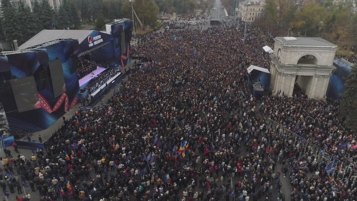 IMAGINI DIN DRONĂ: Adunarea Națională "PDM pentru Moldova", văzută de sus (FOTO/VIDEO)