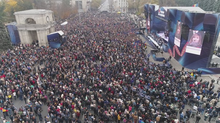 IMAGINI DIN DRONĂ: Adunarea Națională "PDM pentru Moldova", văzută de sus (FOTO/VIDEO)