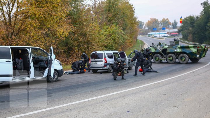 Membrii unității speciale Fulger împreună cu jurnaliştii au luptat pentru bereta neagră (FOTOREPORT)