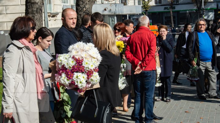 Un scuar a fost inaugurat în memoria artistului Mihai Dolgan (FOTOREPORT)