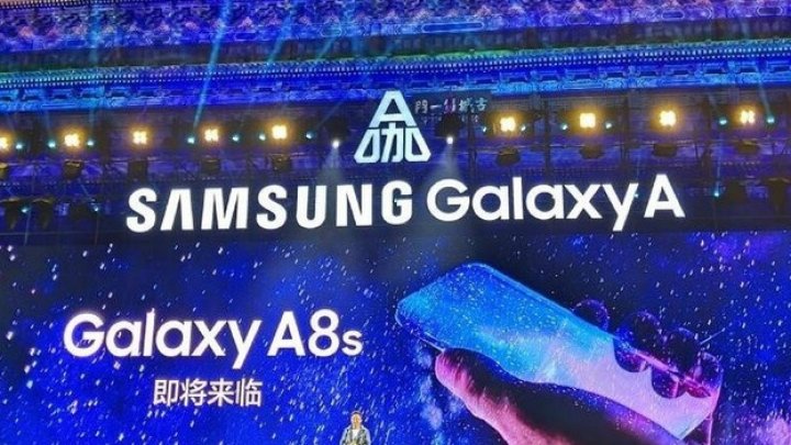 Samsung pregăteşte Galaxy A8s, primul telefon cu cameră sub display