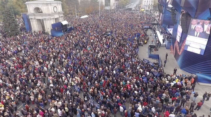 IMAGINI DIN DRONĂ: Adunarea Națională "PDM pentru Moldova", văzută de sus (FOTO/VIDEO)