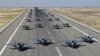 IMAGINI SPECTACULOASE cu 35 de avioane americane de luptă de ultimă generaţie decolând simultan 