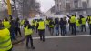 Bruxelles: Protestele au luat turnură urâtă. Tunurile de apă au fost puse în acțiune pentru a face ordine