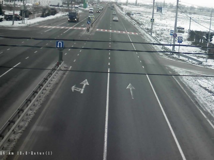 POLEI ÎN TOATĂ ŢARA. Cum se circulă la această oră pe drumurile naţionale (GALERIE FOTO)