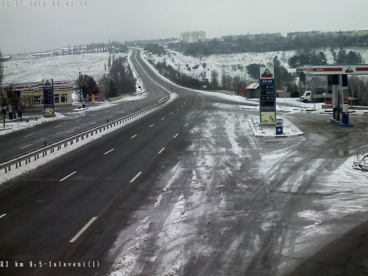 POLEI ÎN TOATĂ ŢARA. Cum se circulă la această oră pe drumurile naţionale (GALERIE FOTO)