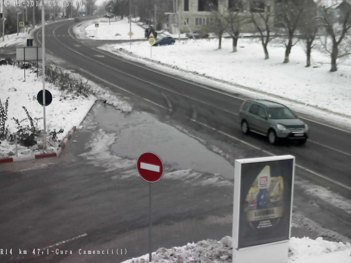 POLEI ÎN TOATĂ ŢARA. Cum se circulă la această oră pe drumurile naţionale (GALERIE FOTO)