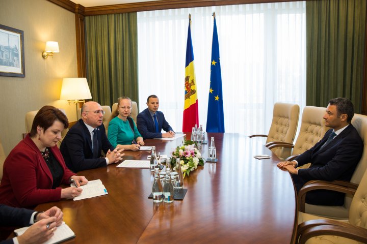 Premierul Pavel Filip s-a întâlnit cu noul șef al Oficiului CoE în Republica Moldova, William Massolin