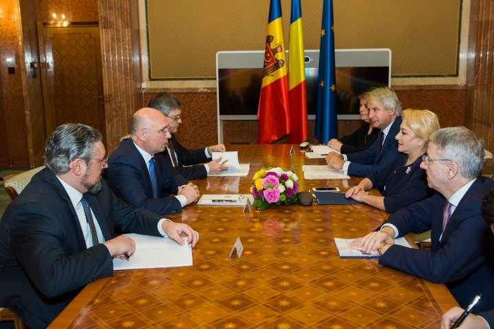 Primele declarații ale prim-miniștrilor în cadrul ŞEDINŢEI COMUNE a Guvernului Moldovei și României