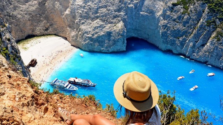 O plajă de pe insula grecească Zakynthos, desemnată cea mai frumoasă din lume (FOTO)