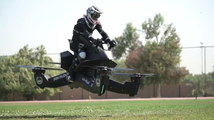 Poliţia din Dubai va folosi motociclete zburătoare. Acestea vor fi similare cu cele din Star Wars (VIDEO)