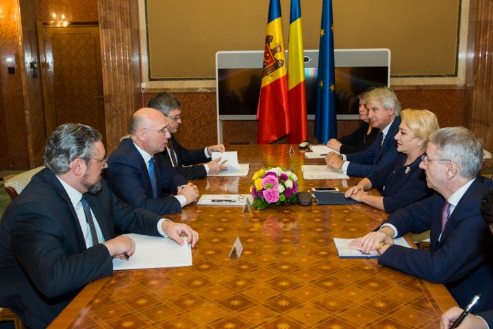 Primele declarații ale prim-miniștrilor în cadrul ŞEDINŢEI COMUNE a Guvernului Moldovei și României