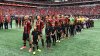 PARADA CAMPIONILOR ÎN ATLANTA. Fotbaliştii au defilat pe străzile oraşului cu trofeul