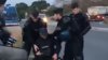 ŞOCANT! Un protestatar în SCAUN CU ROTILE, dat JOS de Jandarmi în timpul protestelor din Franţa (VIDEO)