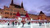 Celebra Piaţă Roşie din Moscova a fost transformată într-un patinoar uriaş