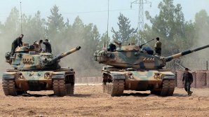 TURCIA PREGĂTEŞTE OFENSIVA. Tancuri şi vehicule blindate ale armatei turce au fost trimise în Siria 