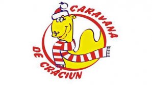 CARAVANA de CRĂCIUN a ajuns la Străşeni. Copii unei şcoli de tip internat, bucuroşi de venirea Moşului